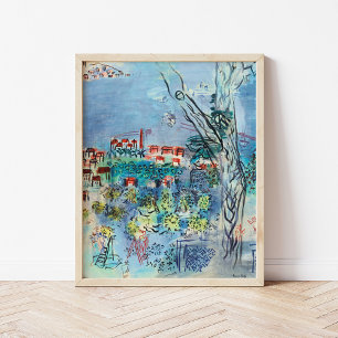 Affiche Golfe-Juan   Raoul Dufy