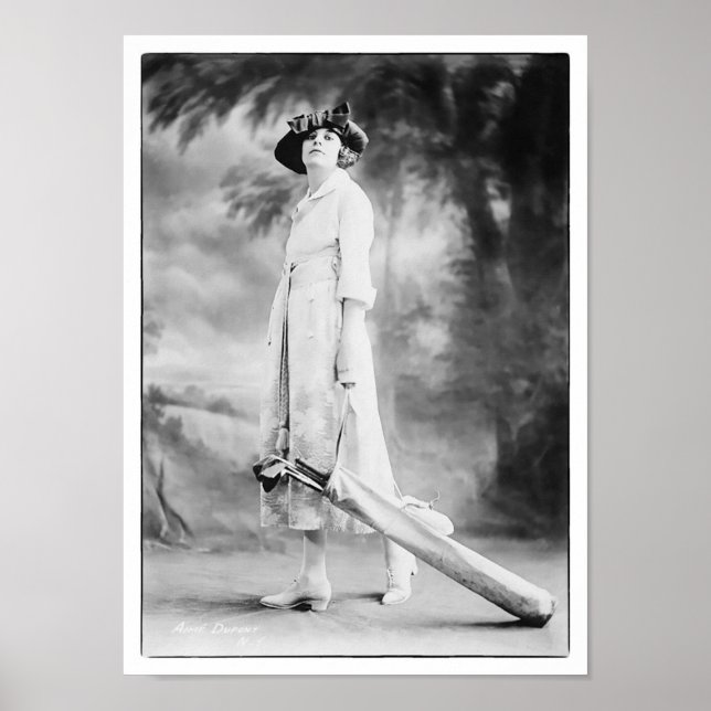 Affiche Golfer Helen Herendon - Golf Photographie Impressi (Devant)