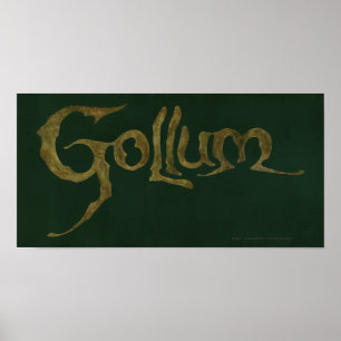 Affiche GOLLUM™ nom - Textured