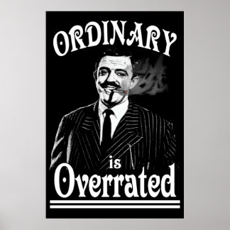 Affiche Gomez Addams Ordinaire est surévalué
