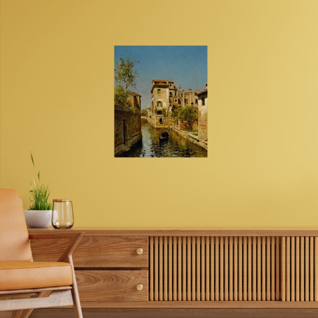 Affiche Gondolier sur un canal vénitien (Salon 2)