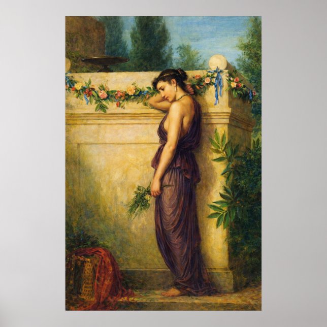Affiche Gone, But Not Forgotten by John William Waterhouse (Devant)