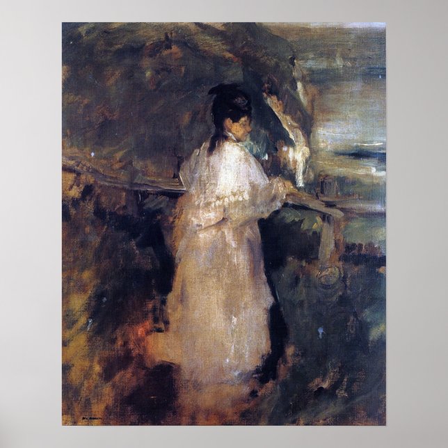 Affiche Gonzalès - Femme Sur La Falaise (Devant)