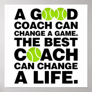 Affiche Good Coach peut changer le jeu Best Tennis Coach