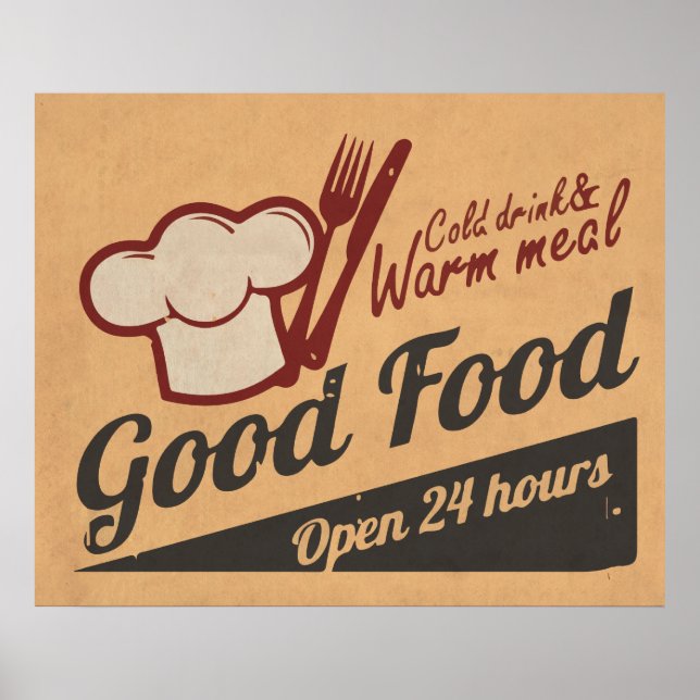 Affiche Good Food (Devant)