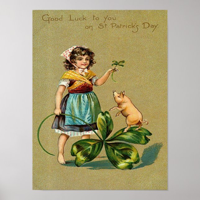 Affiche Good Luck to You on St. Patrick's Day (Devant)