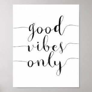 Affiche Good Vibes uniquement