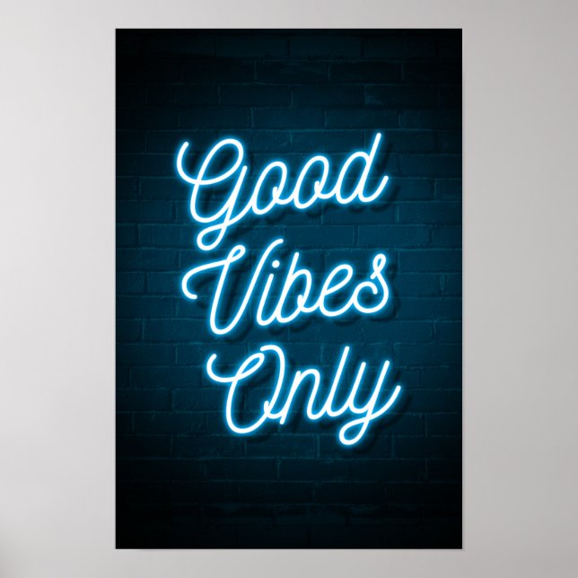 Affiche Good Vibes uniquement (Devant)