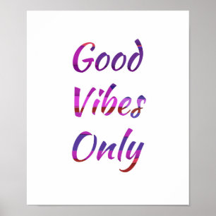 Affiche Good Vibes uniquement