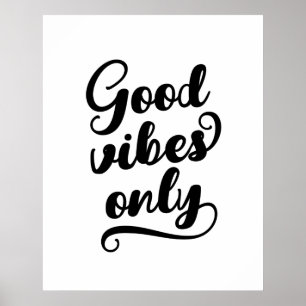 Affiche Good Vibes uniquement
