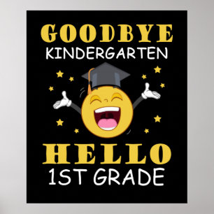 Affiche Goodbye Kindergarten Hello 1ère année