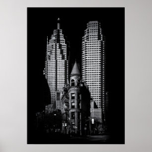 Affiche Gooderham Flatiron Et Toronto Downtown No 2