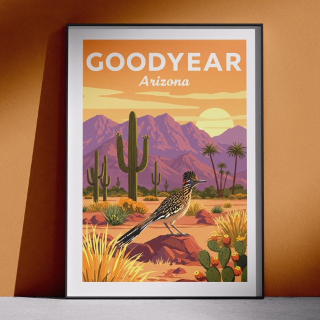 Affiche Goodyear Arizona vintage (Créateur téléchargé)