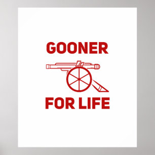 Affiche Gooner pour la vie Arsenal