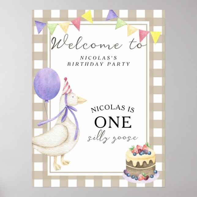Affiche Goose 1er anniversaire (Devant)