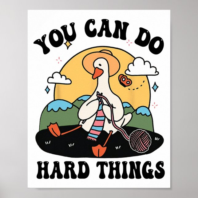 Affiche Goose You Can Do Dur Thing Test Day (Devant)