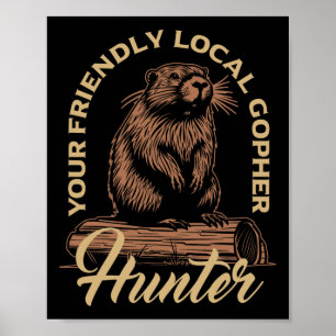 Affiche Gopher Hunter Équipement Équipement Essentiels Gop
