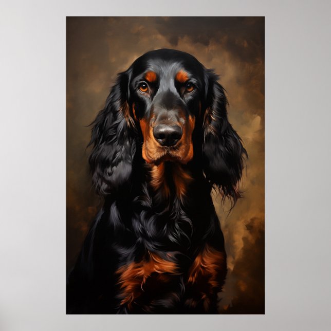 Affiche Gordon Setter (Devant)