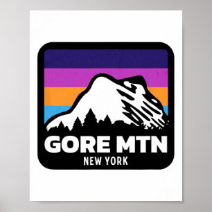 Affiche Gore Mountain New York Ski Snowboard Famille