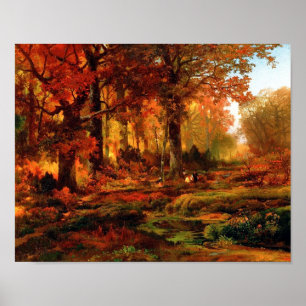 Affiche Gorge de Cresheim, Wissahickon, automne Thomas