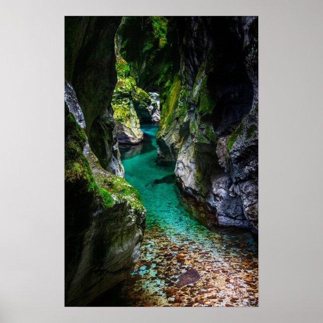 Affiche Gorge de la Soca en Slovénie (Devant)