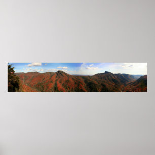 Affiche Gorge de Linville en automne, Caroline du Nord