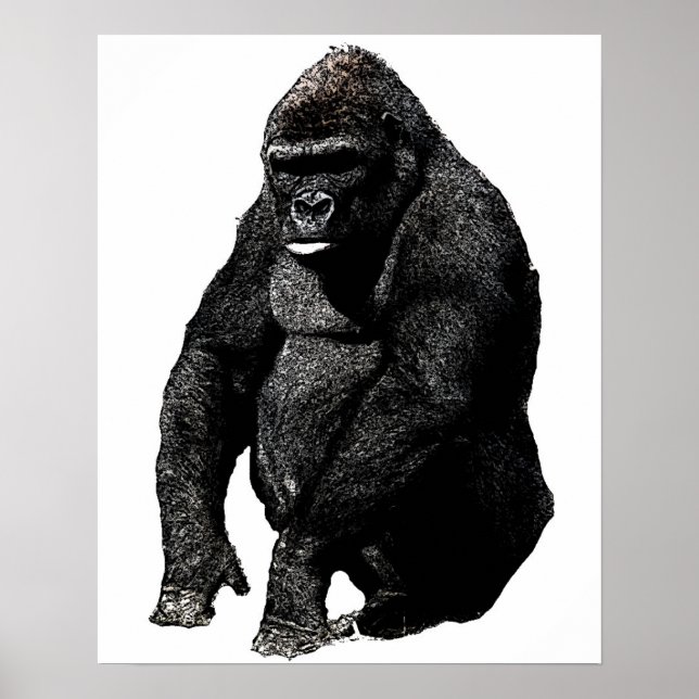 Affiche Gorilla (Devant)