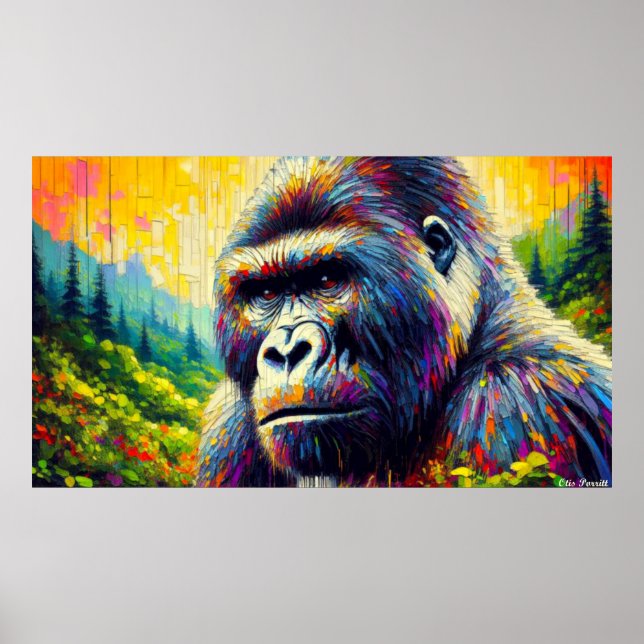 AFFICHE GORILLA ORIENTALE 10 (Devant)