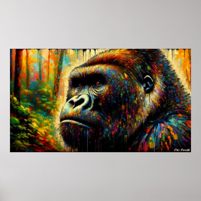 AFFICHE GORILLA ORIENTALE 8 (Devant)
