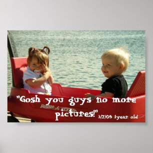AFFICHE "GOSH YOU GUYS"