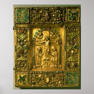 Affiche Gospel Cover, Ottonian, Germany, 11th century (gol