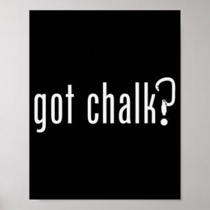 Affiche GOT CHALK Fun Rock Escalade Climber