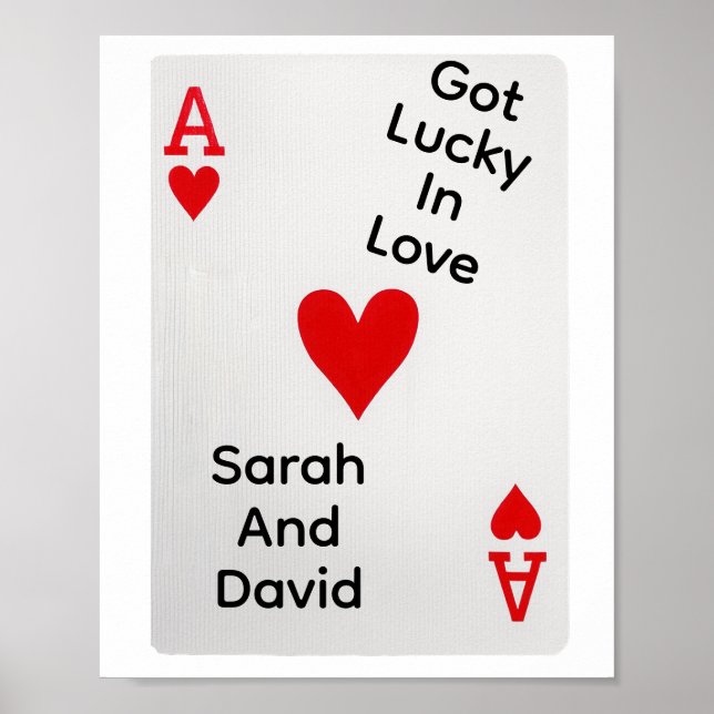 Affiche Got lucky in love  - personalize (Devant)