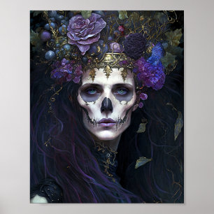 Affiche Goth Queen Imaginaire Art