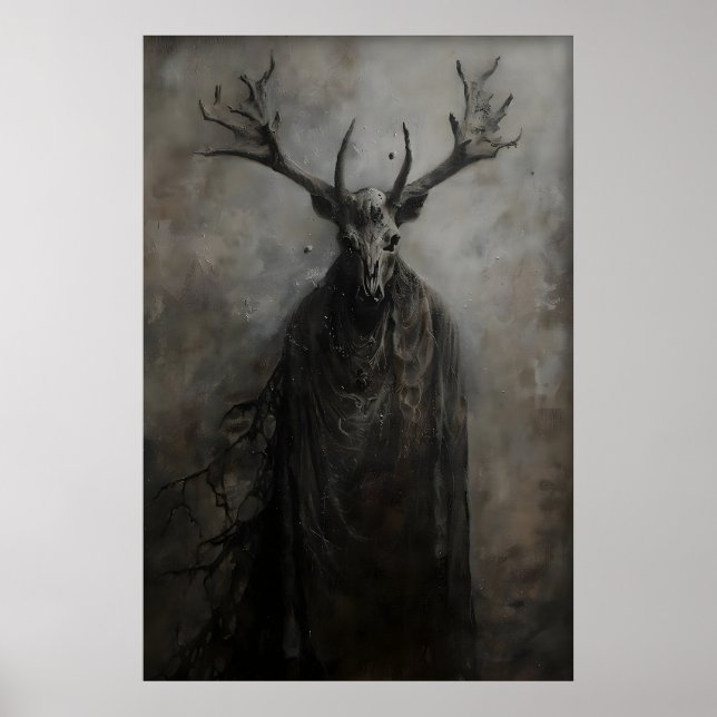 Affiche Gothic Forest Spirit Print, Forester Dark Academia (Devant)