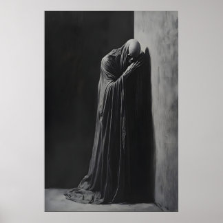 Affiche Gothic Grim Reaper Wall Art Dark Academia