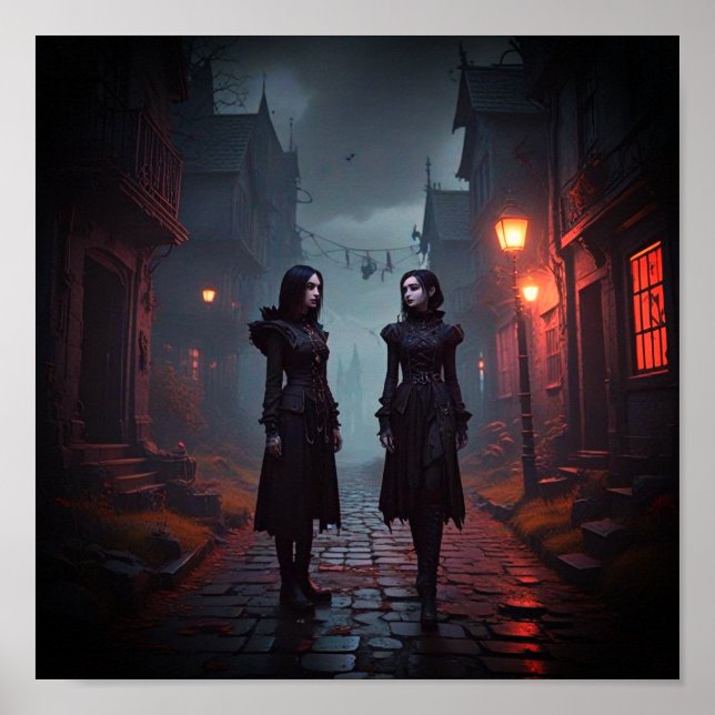 Affiche Gothique Conserver ou concevoir votre propre (Devant)