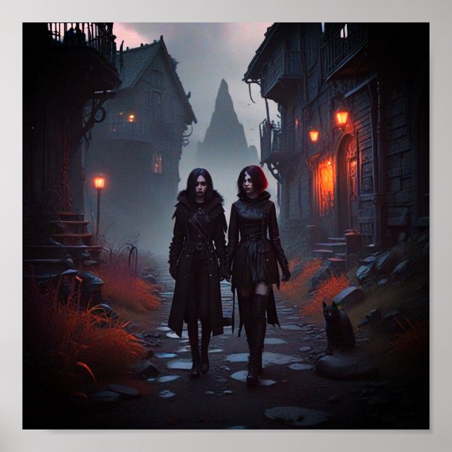 Affiche Gothique Conserver ou concevoir votre propre (Devant)