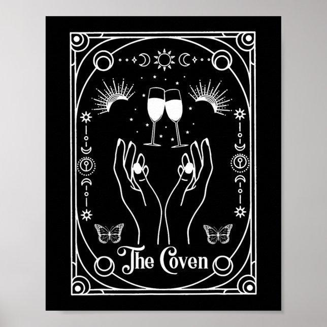 Affiche Gothique Cuisine Coven Bride Tarot Halloween Bache (Devant)
