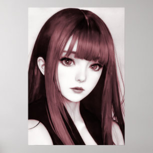 Affiche Gothique Girls #008 : Beauté Ethérée