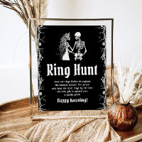 Gothique Halloween Fête des mariées Ring Chasse Je
