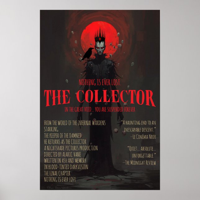 Affiche Gothique Horreur Le Collectionneur Fantastique Dar (Devant)