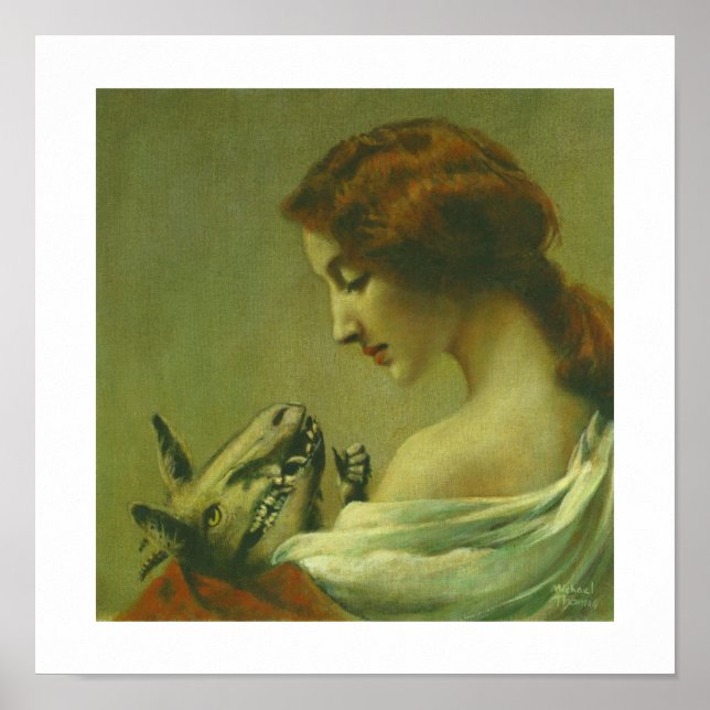 Affiche Gothique Mère Et Enfant Diable Imprimer (Devant)