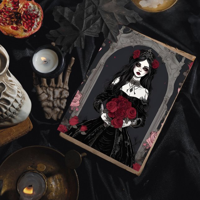 Affiche Gothique Reverie Mariée noire (Créateur téléchargé)