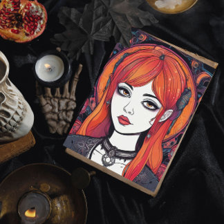 Affiche Gothique Reverie Orange Girl