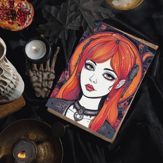 Affiche Gothique Reverie Orange Girl (Créateur téléchargé)