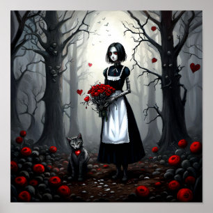 Affiche Gothique Robot Girl