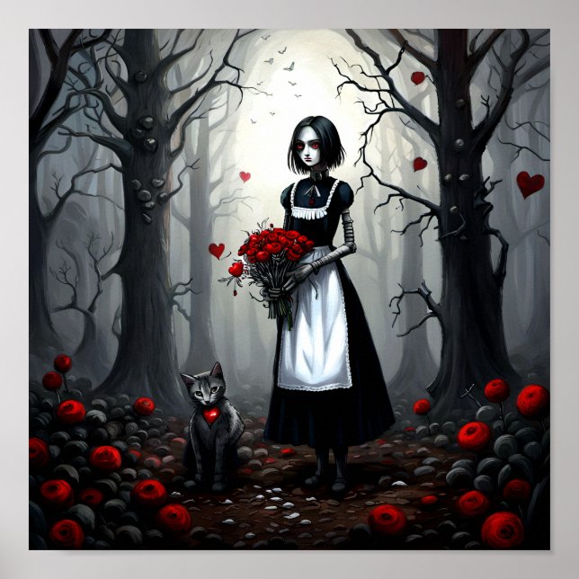 Affiche Gothique Robot Girl (Devant)