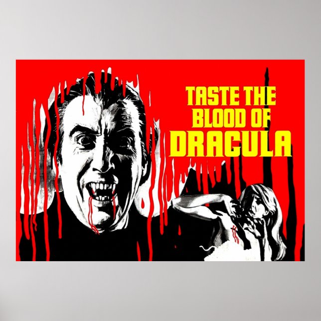 Affiche Goûtez le sang de Dracula (Devant)
