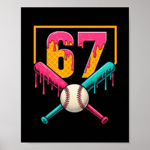 Affiche Goutte de glace Bysebyll numéro 67 joueur 67e anni